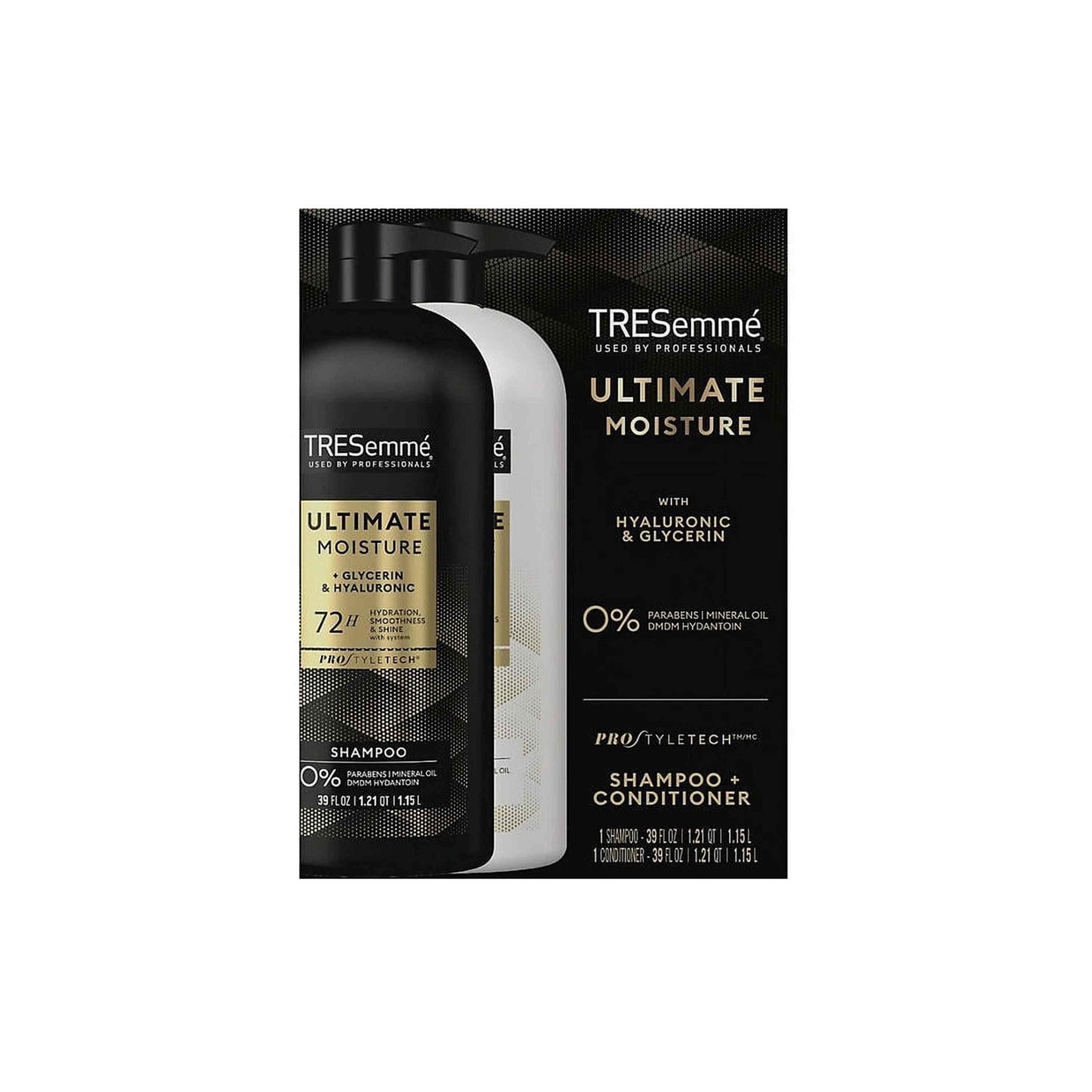 Set dầu gội và xả phục hồi tóc Tresemmé Ultimate Moisture