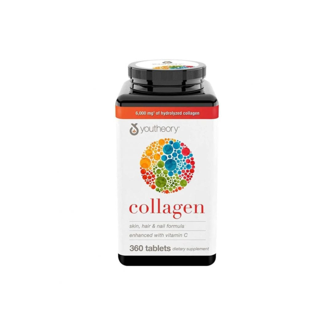 Viên Collagen giúp làn da trắng hồng căng mịn Youtheory Collagen Advanced Formula 360 Tablets