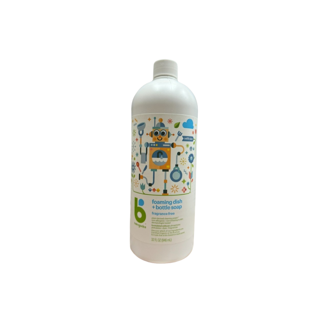 Babyganic nước rửa bình sữa không mùi ( 946ml)