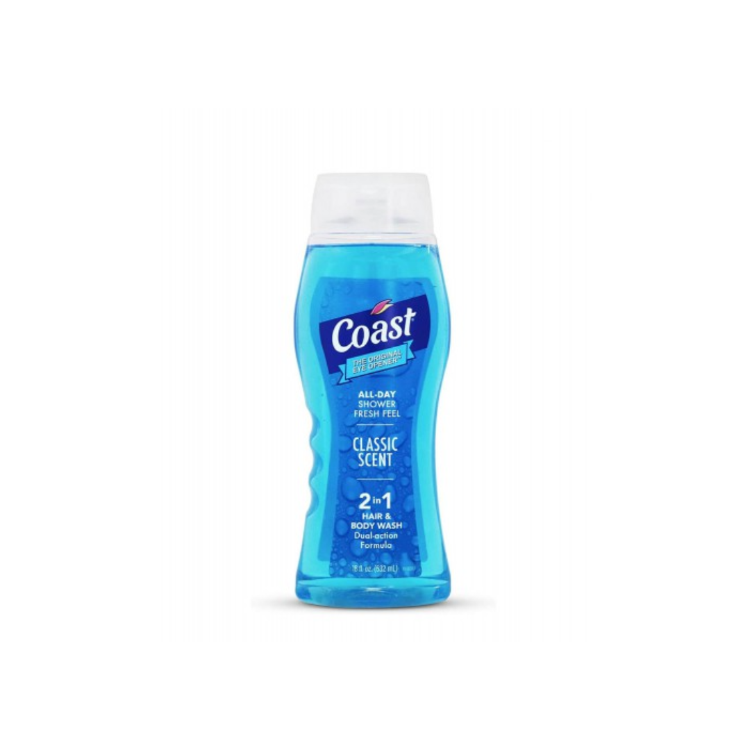 Sữa Tắm Gội Dành Cho Nam Coast Hair Body Wash 532ml