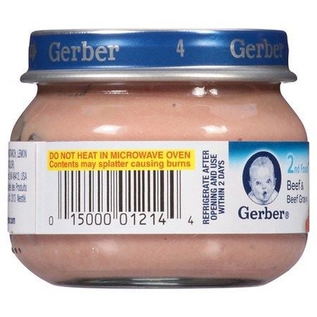  Thịt Nghiền Gerber Thịt Bò Và Nước Sốt Bò 2.5oz_71g 