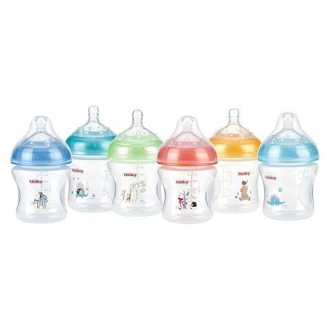 Bình Sữa Nuby Natural Touch Cổ rộng 9oz(270ml)