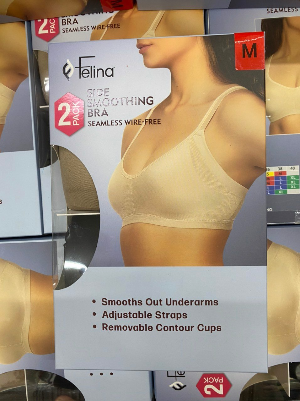 Set Áo Ngực Không Gọng Felina Ladies' Side Smoothing Bra