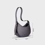  Túi đeo vai hình bán nguyệt Yuumy Seasand YN156D Màu đen 