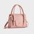 Túi đeo chéo da nữ nắp gập cách điệu Yuumy Seasand YN227HP màu hồng phấn