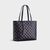 Túi xách da nữ phối charm trang trí Yuumy Seasand YTX28X Màu xanh đen