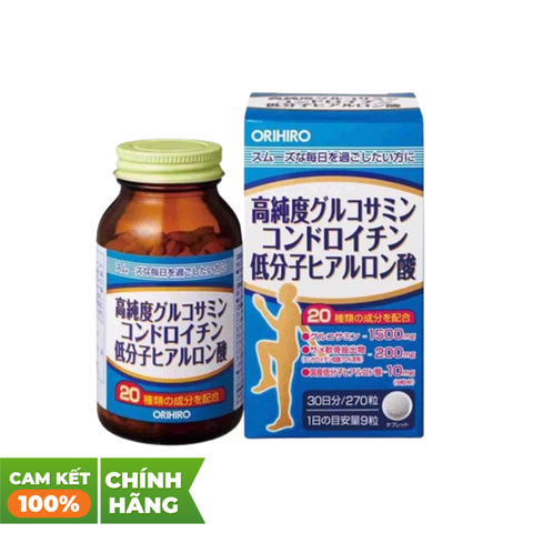 Orihiro Viên Uống Hỗ Trợ Xương Khớp Glucosamine & Chondroitin 270 viên