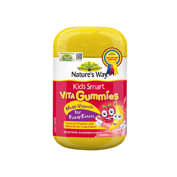 Nature's Way Kẹo Dẻo Vitamin Tổng Hợp Cho Trẻ Biếng Ăn Vita Gummies For Fussy Eaters 60 Viên