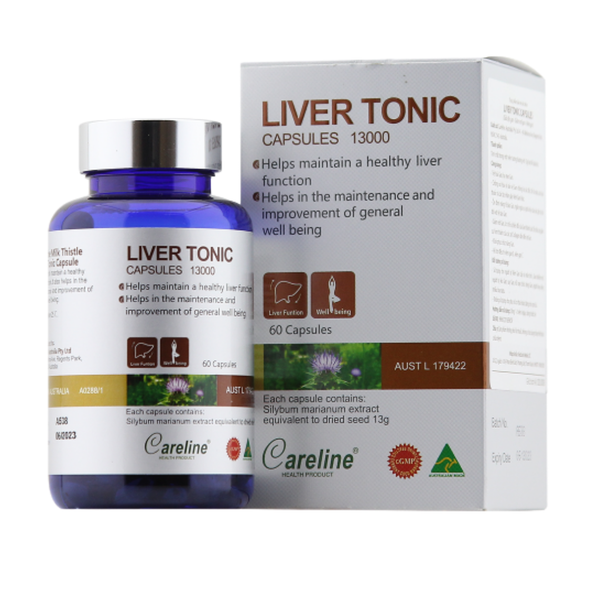 Careline Viên Uống Hỗ Trợ Chức Năng Gan Liver Tonic Capsules 13000 60 Viên