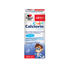 Doppelherz Siro Bổ Sung Canxi Tăng Chiều Cao Cho Trẻ Kinder Calciovin Liquid 200ml