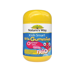 Nature's Way Kẹo Dẻo Chiết Xuất Dầu Cá Bổ Sung Omega 3 & DHA Cho Bé 60 Viên