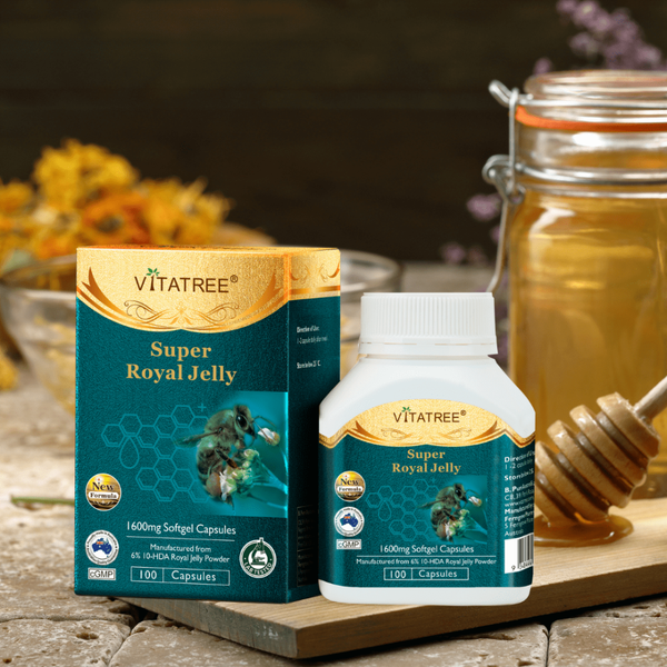 Vitatree Sữa Ong Chúa Super Royal Jelly 1600mg 100 Viên