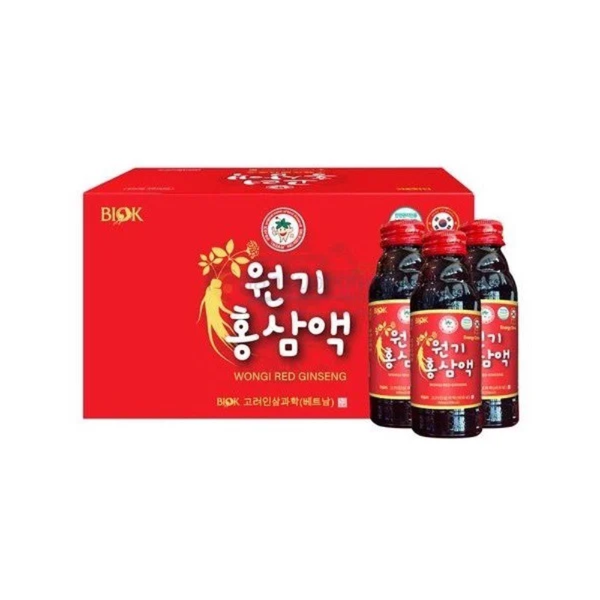 Biok Nước Hồng Sâm Wongi Red Ginseng 100ml - Hạn Sử Dụng 31/12/2025