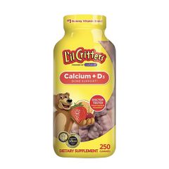 L'il Critters Kẹo Dẻo Hỗ Trợ Bổ Sung Canxi Và Vitamin D3 250 Viên