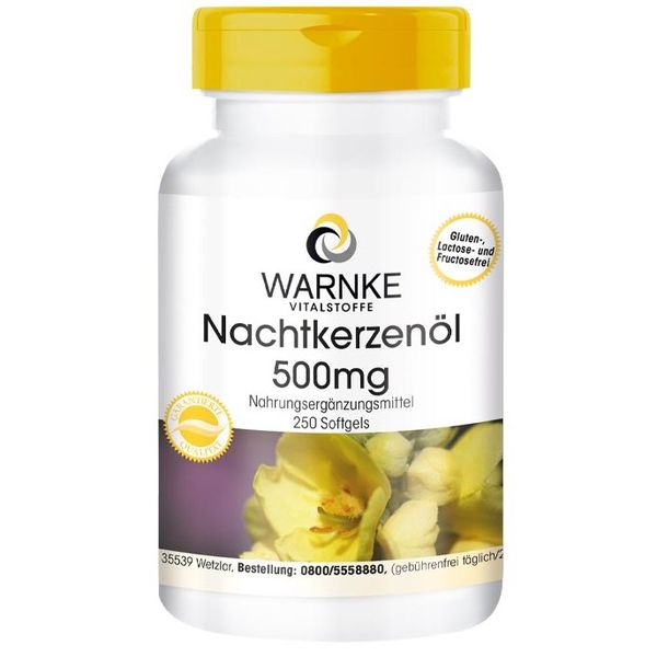 Warnke Viên Uống Tinh Dầu Hoa Anh Thảo Nachtkerzenol 500mg 250 Viên