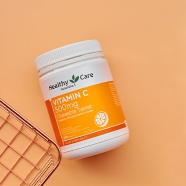 Healthy Care Viên Nhai Mềm Bổ Sung Vitamin C 500 Viên