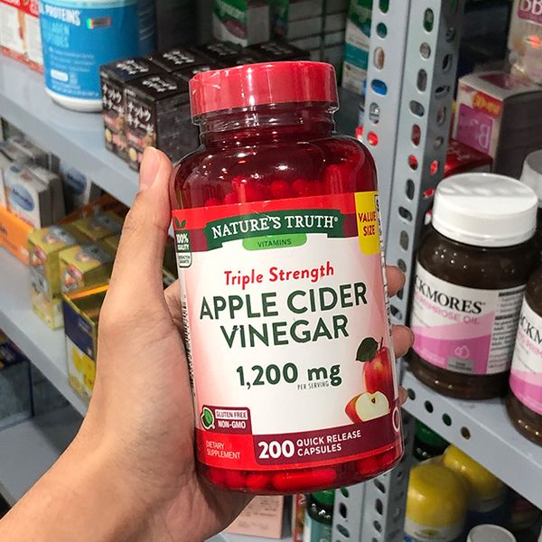 Nature’s Truth Viên Uống Giấm Táo Hỗ Trợ Giảm Cân Apple Cider Vinegar 1200mg