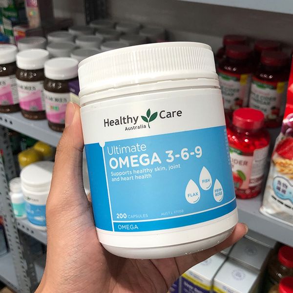 Healthy Care Viên Uống Dầu Cá 3-6-9 Omega 369 Ultimate Của Úc 200 Viên