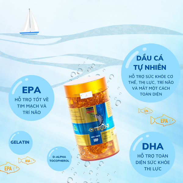 Combo 2 Hộp Costar Kangaroo Tặng Kèm 1 Hộp Costar Omega 3