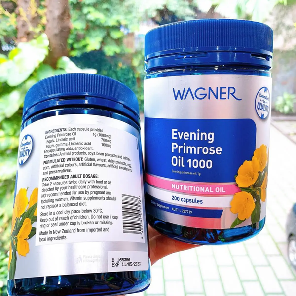 Wagner Viên Uống Tinh Dầu Hoa Anh Thảo Evening Primrose Oil 1000mg 200 Viên