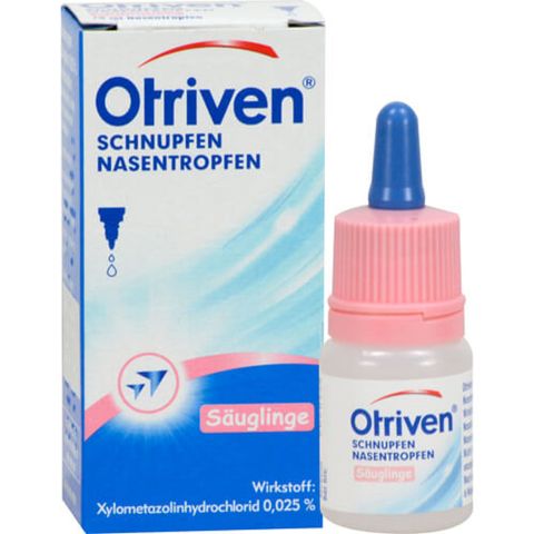 Otriven Thuốc Nhỏ Mũi 0,025% Nasentropfen Cho Trẻ Sơ Sinh Và Trẻ Dưới 2 Tuổi 10ml