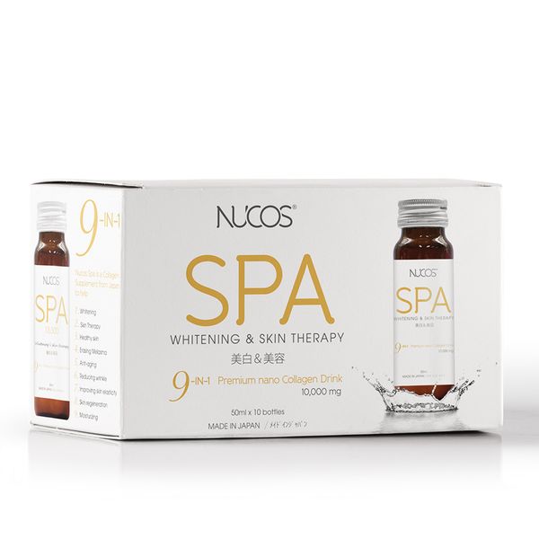 Nucos Nước Collagen Trắng Da Ngừa Lão Hóa Spa 9in1 10.000mg 10 Chai