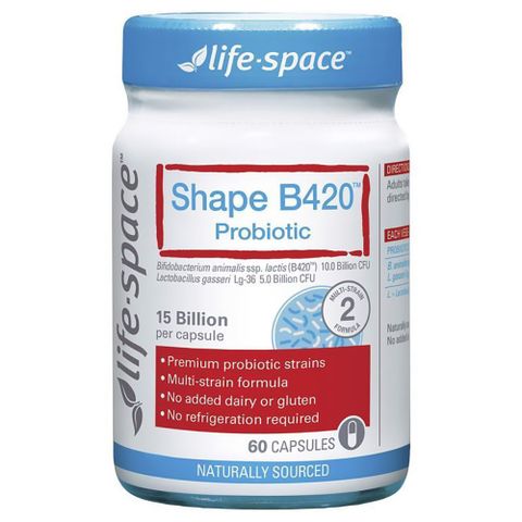 Life Space Men Vi Sinh Hỗ Trợ Tiêu Hóa Shape B420 Probiotic 40 viên