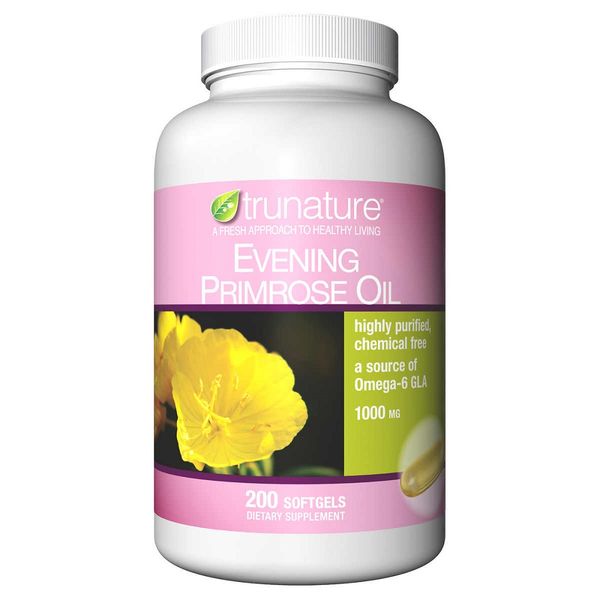 Trunature Tinh Dầu Hoa Anh Thảo Evening Primrose Oil 1000mg 200 Viên