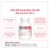 Bio Island Zinc 120 Viên Hỗ Trợ Bổ Sung Kẽm Cho Trẻ, Mẫu Mới 120 Viên