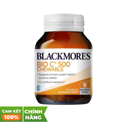 Blackmores Viên Nhai Bổ Sung Vitamin C Essentials Vitamin C Chewable 50 Viên