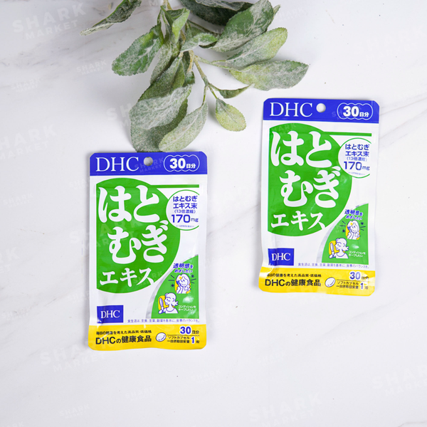 Combo Dưỡng Trắng Da - DHC Vitamin C 30 Ngày, DHC Trắng Da 30 Ngày