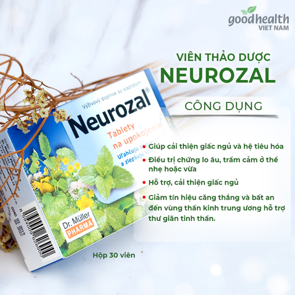 Dr. Muller Viên Uống Cải Thiện Giấc Ngủ Neurozal 30 Viên