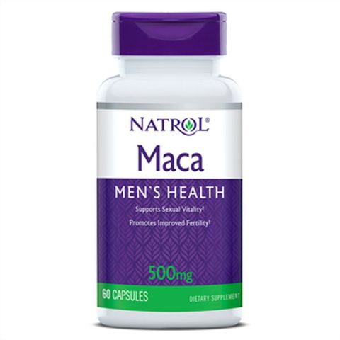 Natrol Viên Uống Hỗ Trợ Sinh Lý Nam Maca Men’s Health 500mg 60 Viên