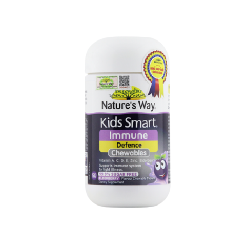 Nature's Way Viên Uống Tăng Cường Hệ Miễn Dịch Cho Trẻ Kids Smart Immunity Defense 50 Viên