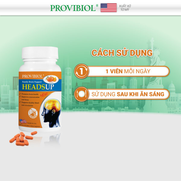 Provibiol Viên Uống Bổ Não Headsup