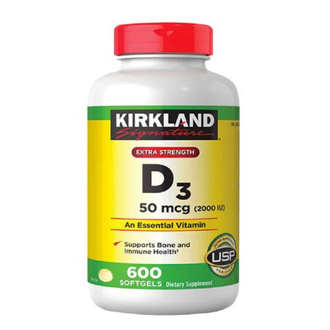 Kirkland Viên Uống Bổ Sung Vitamin D3 2000IU 600 Viên