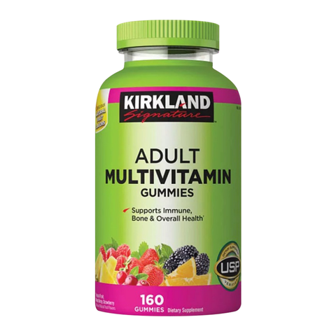 Kirkland Kẹo Dẻo Vitamin Tổng Hợp Signature Adult Multivitamin Gummies 160 Viên