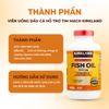 Viên Uống Dầu Cá Hỗ Trợ Tim Mạch Kirkland Signature Fish Oil 1000mg Mỹ 400 viên