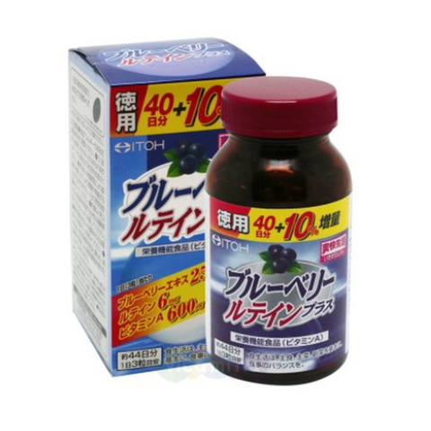 Itoh Viên Uống Hỗ Trợ Bổ Mắt Việt Quất Blueberry Lutein Plus 132 Viên