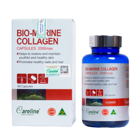 Careline Viên Uống Hỗ Trợ Làm Đẹp Da Bio Marine Collagen 60 Viên