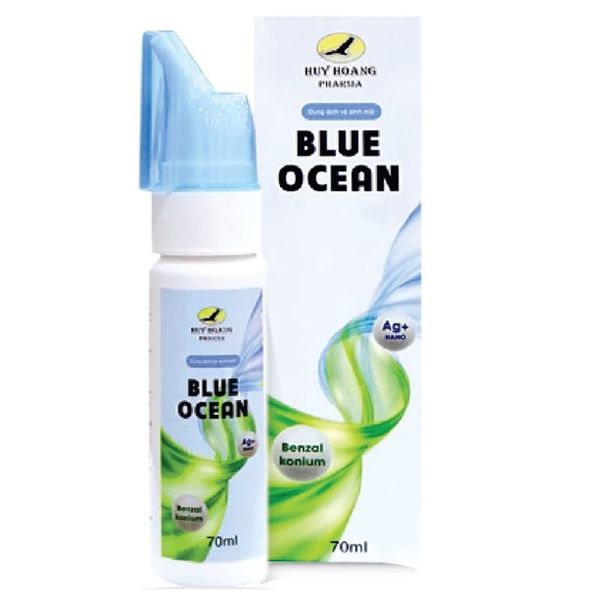 Blue Ocean Baby Dung Dịch Vệ Sinh Mũi Kháng Khuẩn Cho Bé 70ml