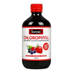 Swisse Nước Tảo Diệp Lục Chlorophyll Vị Dâu 500ml