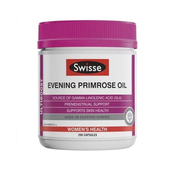Swisse Viên Uống Tinh Dầu Hoa Anh Thảo Chiều Evening Primrose Oil 200 Viên