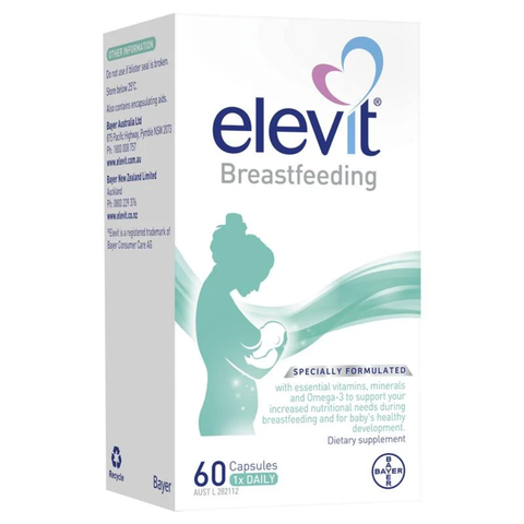 Elevit Bổ Sung Vitamin Cho Phụ Nữ Sau Sinh Breastfeeding 60 Viên