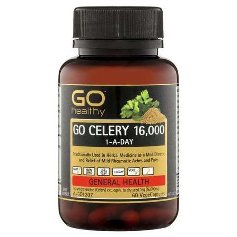 Go Healthy Viên Uống Hỗ Trợ Cải Thiện Gout Go Celery 16,000 60 Viên