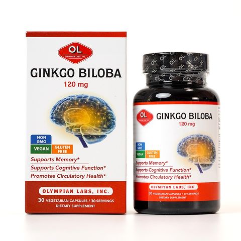 Olympian Labs Viên Uống Bổ Não Ginkgo Biloba 120mg 30 Viên