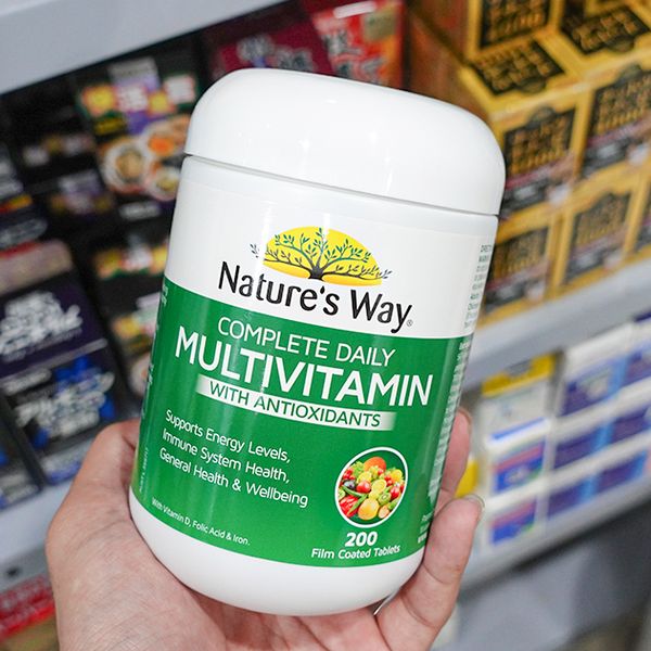 Viên Uống Vitamin Tổng Hợp Nature’s Way Complete Daily Multivitamin Úc 200 Viên