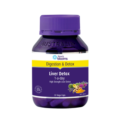 Henry Blooms Viên Uống Hỗ Trợ Thải Độc Gan Liver Detox 1-A-Day 30 Viên