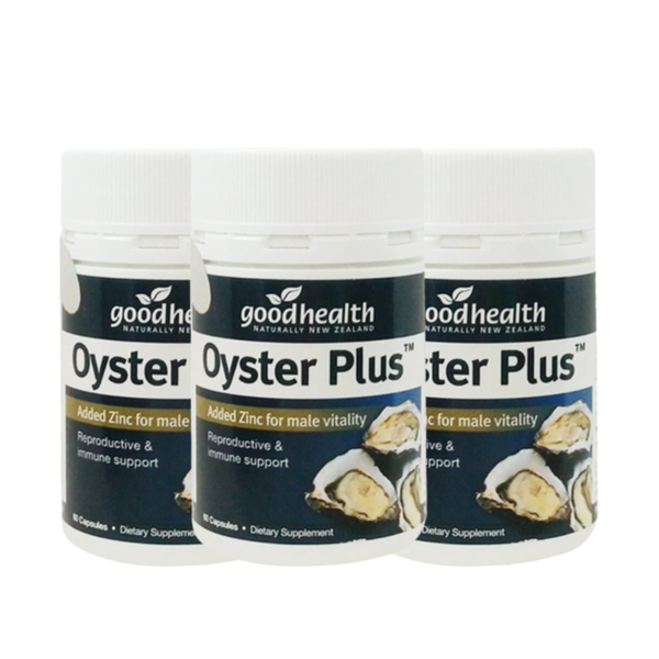 Combo 3 Hộp Goodhealth Tinh Chất Hàu Tăng Cường Sinh Lý Nam Dưới 50 Tuổi Oyster Plus 60 Viên