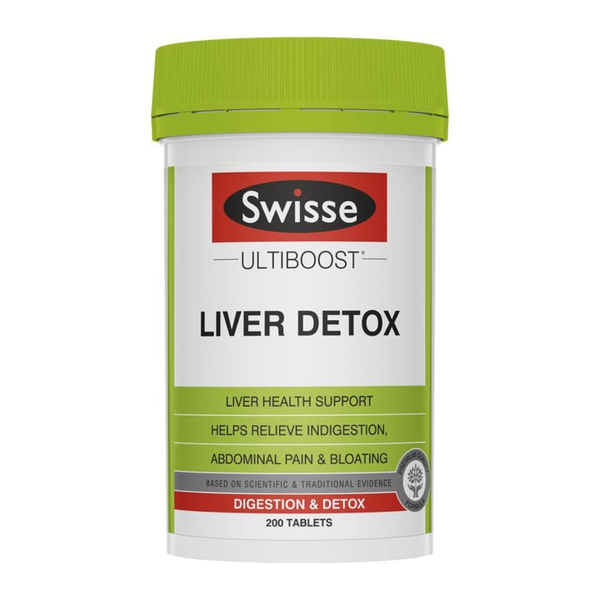 Swisse Viên Uống Ultiboost Hỗ Trợ Thải Độc Gan Liver Detox
